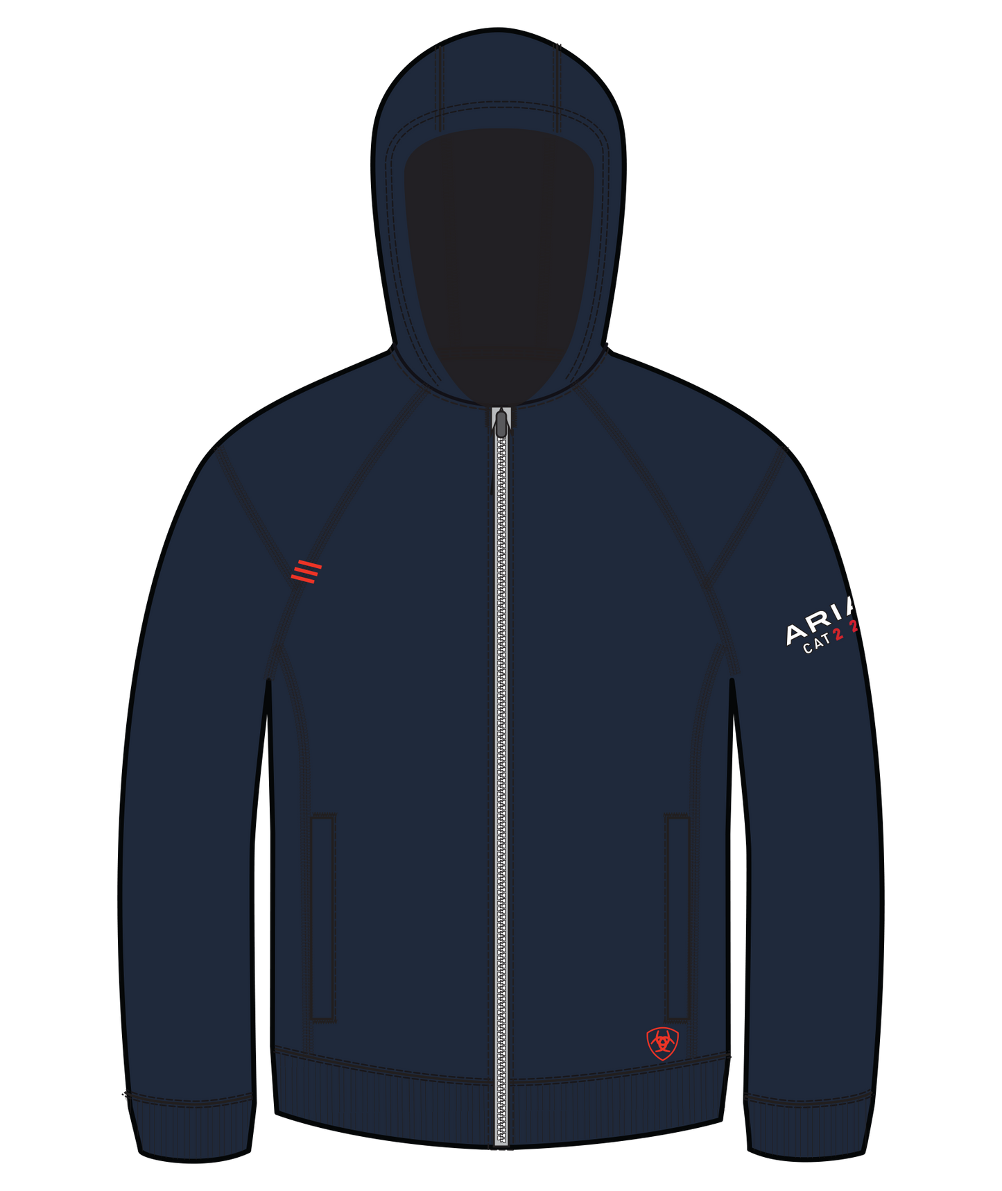 ARIAT FR - FR REV FULL ZIP HOOD - 10062319