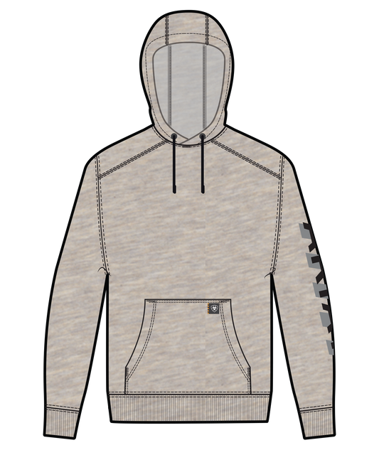 ARIAT - REBAR LIGHTWEIGHT LOGO HOODIE - 10062712