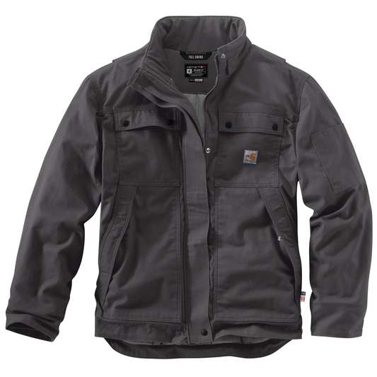 CARHARTT FR - FLAME RESISTANT FULL SWING RELAXED FIT QUICK DUCK INSULATED COAT - 102182-029