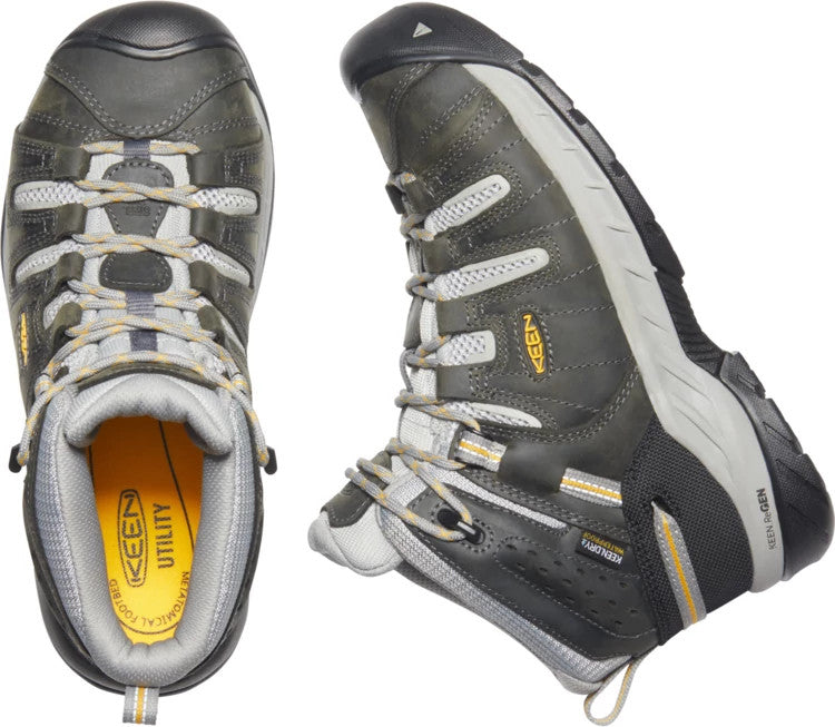 KEEN - WOMEN'S FLINT II MID - WATERPROOF (STEEL TOE)