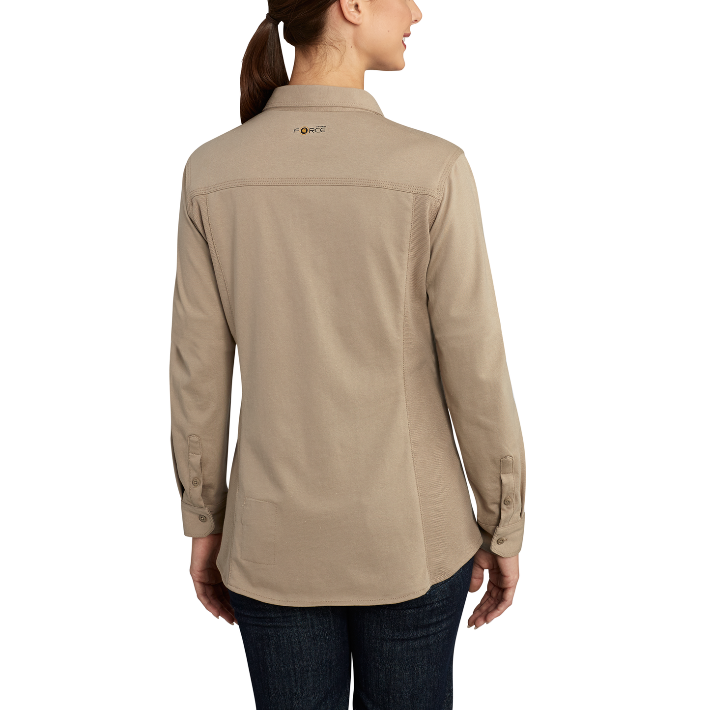 CARHARTT FR - WOMENS FLAME RESISTANT LONG SLEEVE BUTTON UP - 102687
