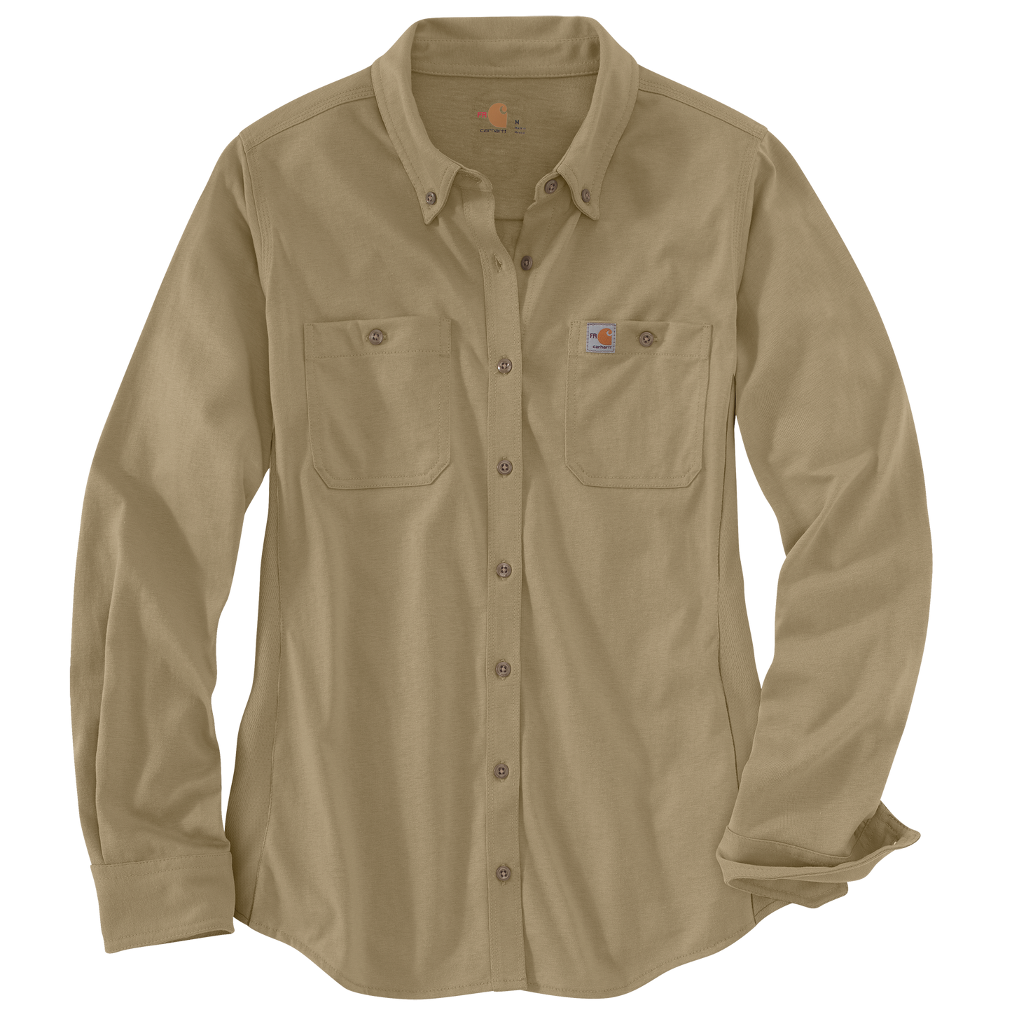 CARHARTT FR - WOMENS FLAME RESISTANT LONG SLEEVE BUTTON UP - 102687