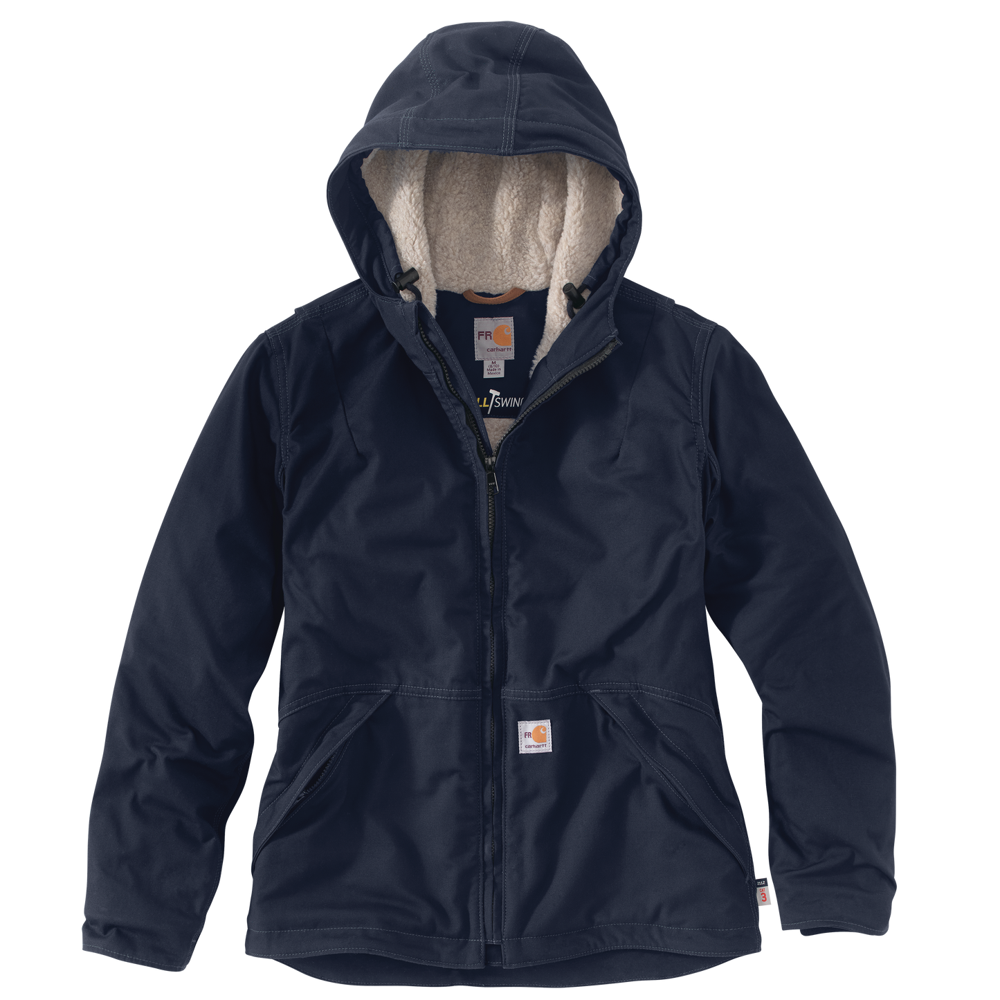 CARHARTT FR - WOMEN'S FLAME RESISTANT FULL SWING QUICK DUCK® JACKET/SHERPA LINED - 102694-410