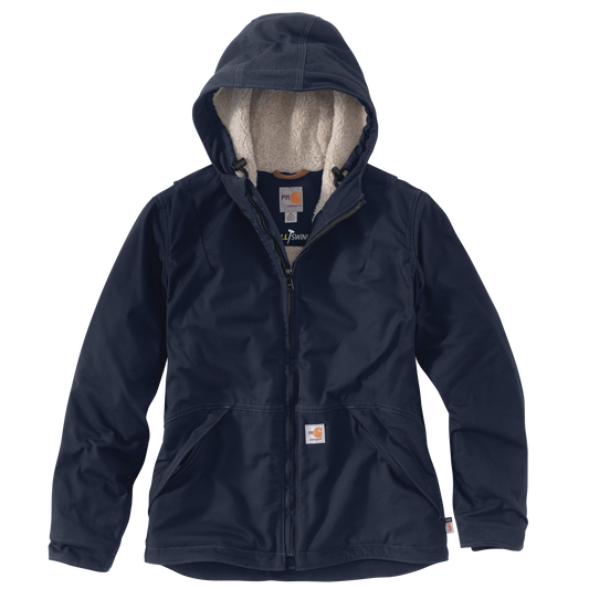 CARHARTT FR - WOMEN'S FLAME RESISTANT FULL SWING QUICK DUCK® JACKET/SHERPA LINED - 102694-410