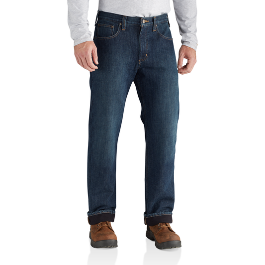 CARHARTT - RELAXED FIT HALTER JEAN FLEECE LINED - 102803
