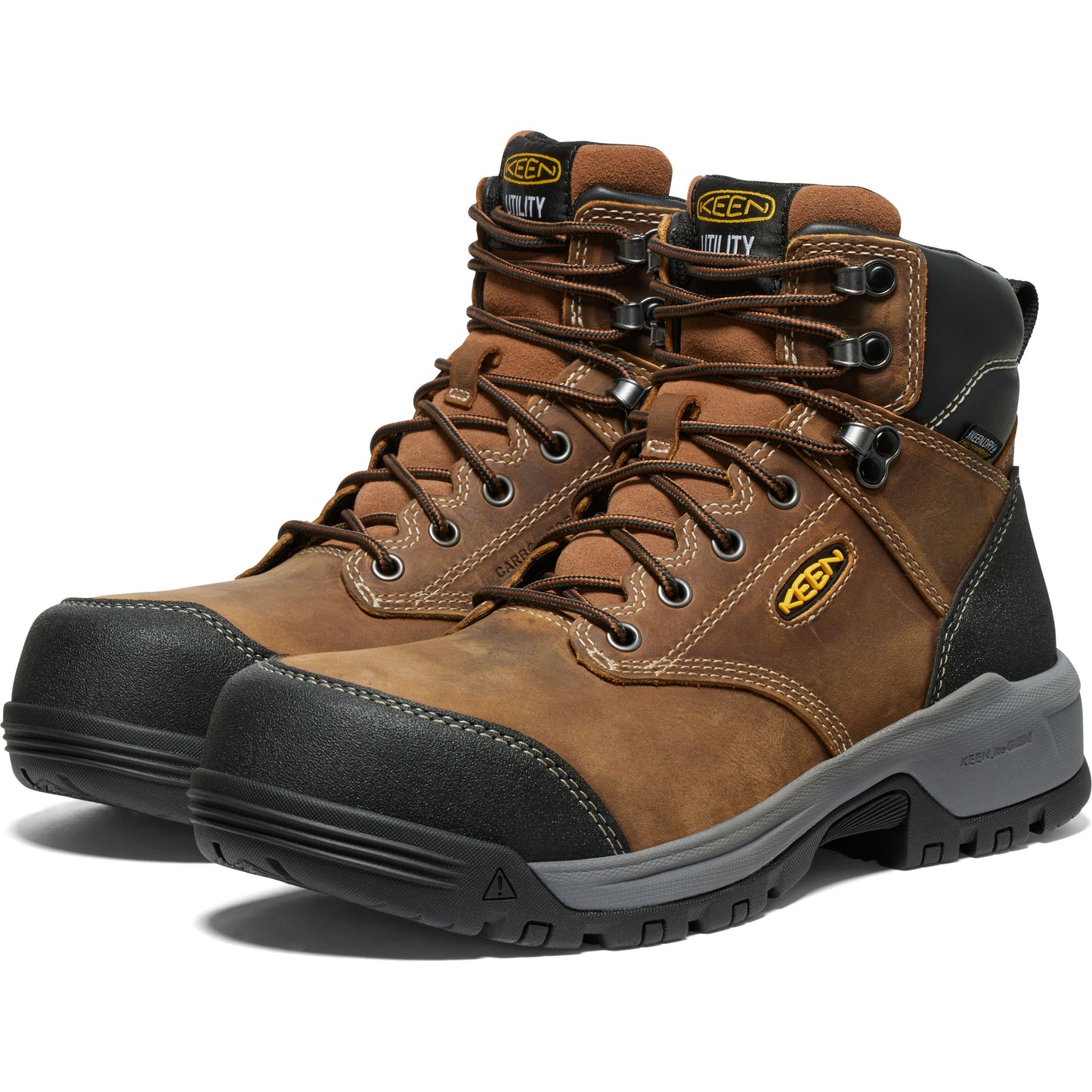 KEEN - 6" MEN'S EVANSTON BOOT - WATERPROOF (CARBON-FIBER TOE) - 1029149