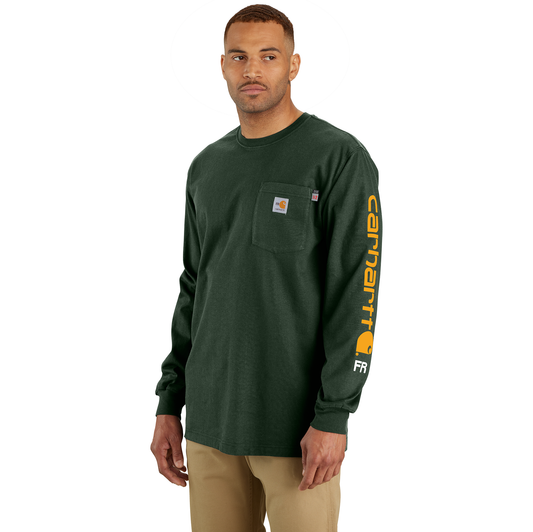 CARHARTT FR - FR FORCE IRVINE LOOSE LS LOGO T-SHIRT - 104130