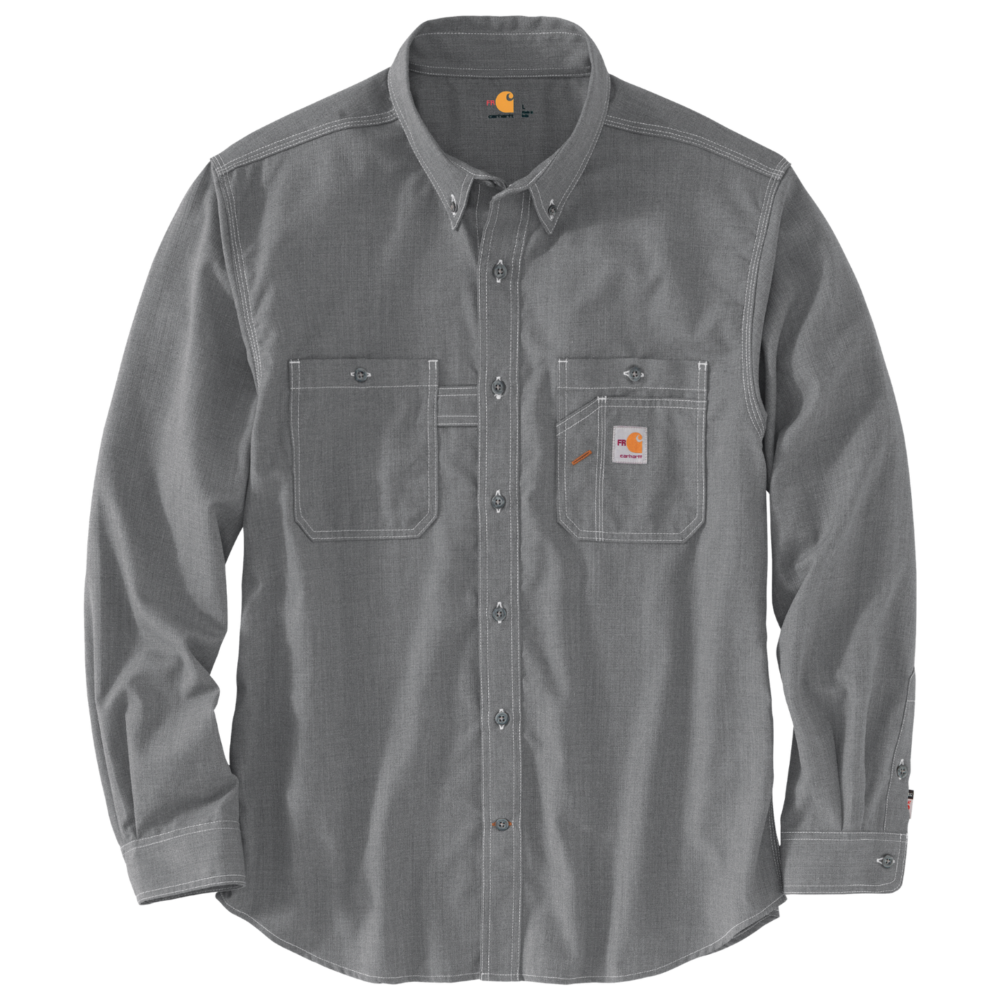 CARHARTT FR - FLAME RESISTANT FORCE LIGHTWEIGHT 4.7 OZ PERFORMANCE SHIRT - 104138-GRY