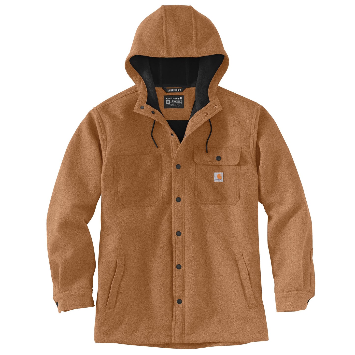 CARHARTT - RAIN DEFENDER RELAXED FIT HEAVYWEIGHT HOODED SHIRT JAC - 105022-B00