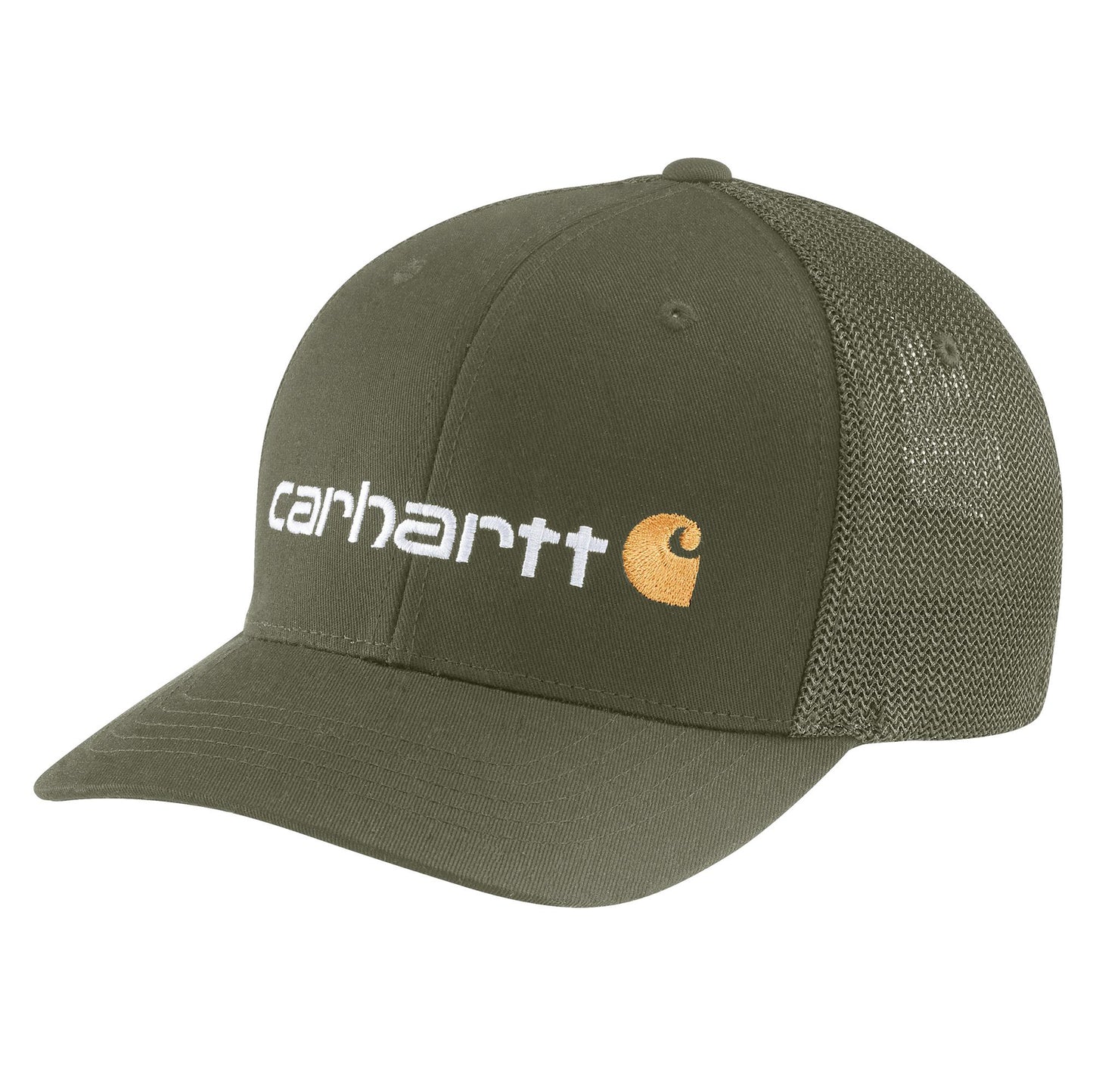 CARHARTT - RUGGED FLEX FITTED CANVAS MESH-BACK LOGO GRAPHIC CAP - 105353-G72