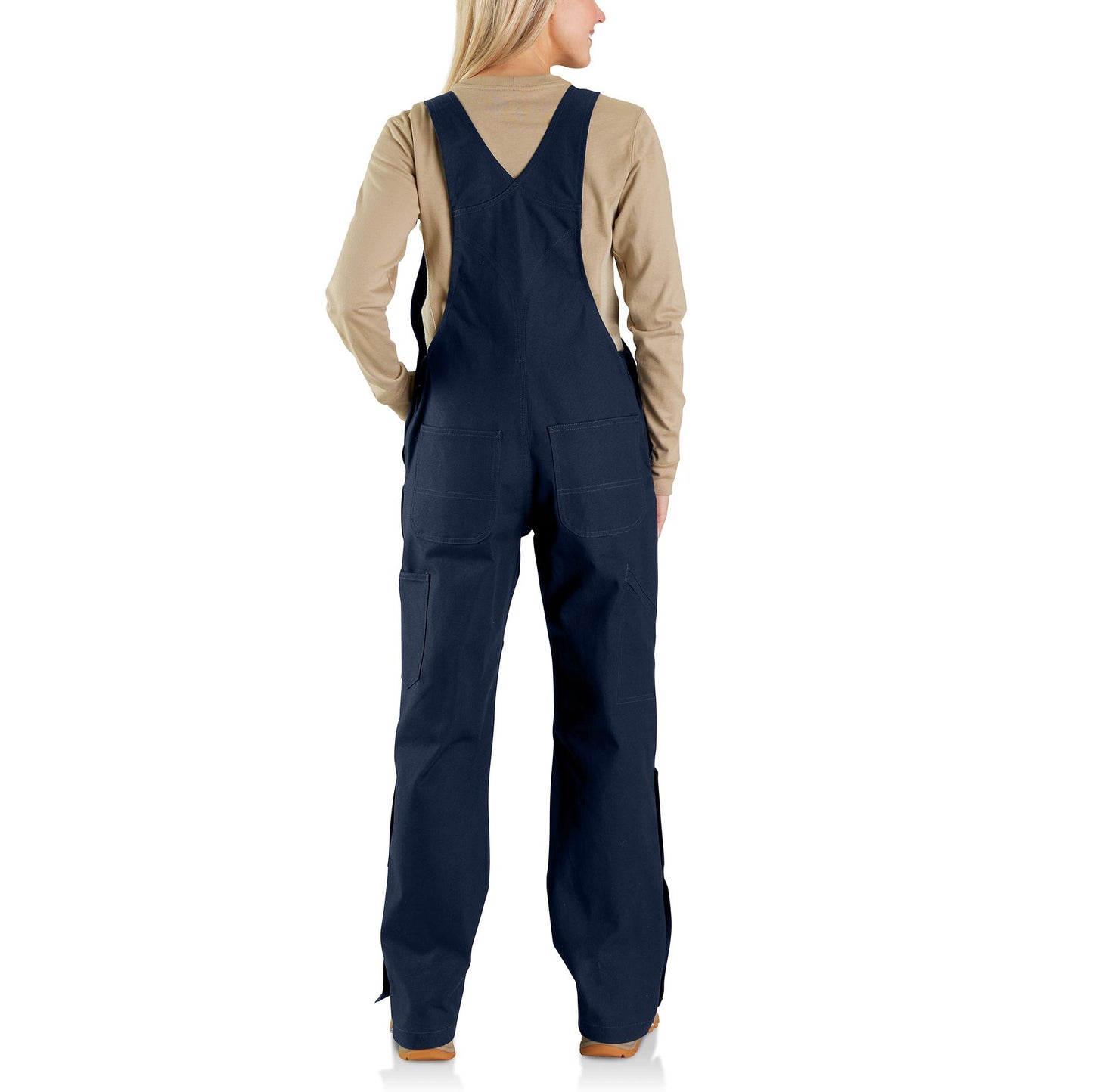 CARHARTT FR - FLAME RESISTANT RUGGED FLEX LOOSE FIT DUCK BIB OVERALL - 105780-DNY