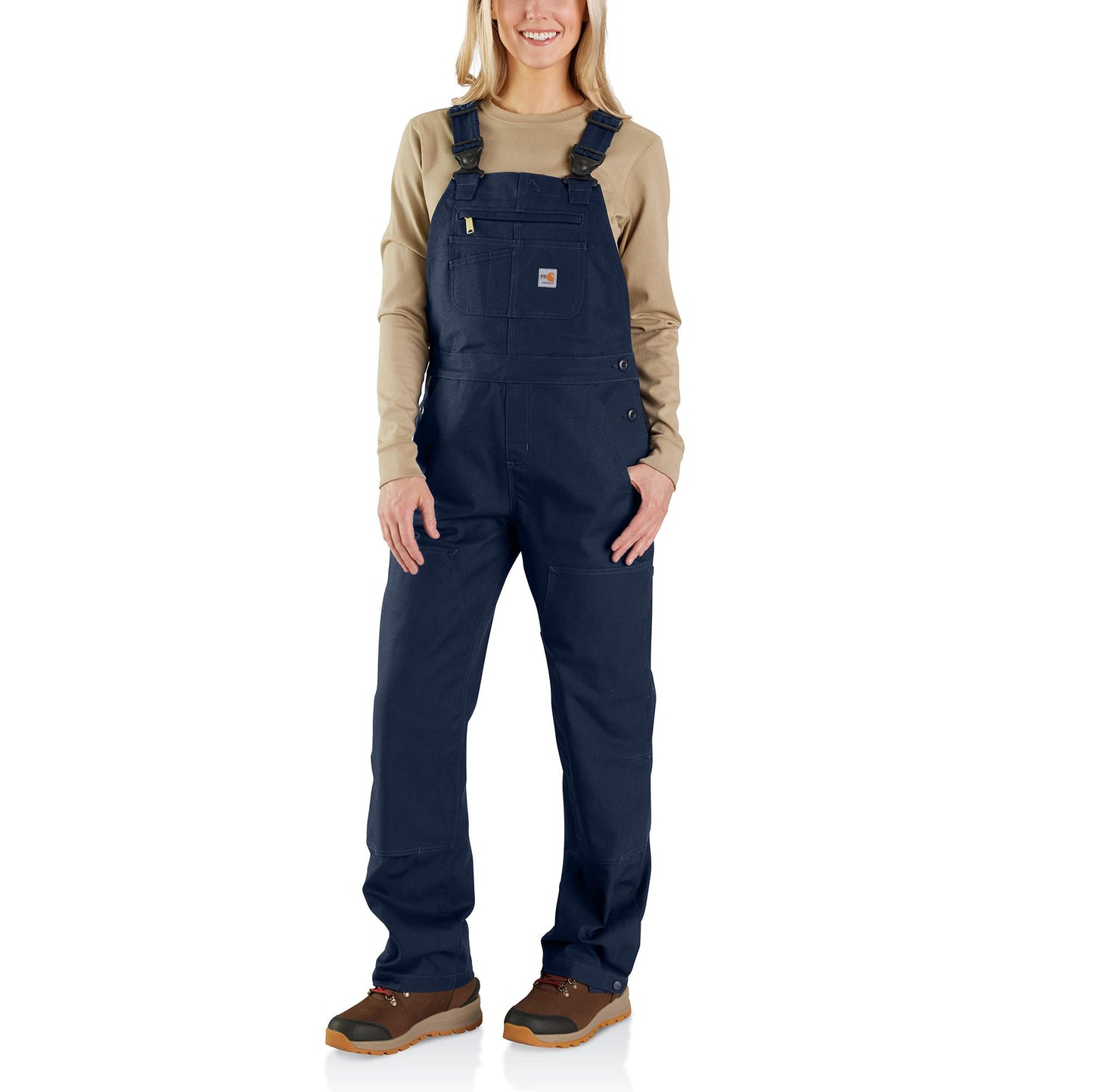 CARHARTT FR - FLAME RESISTANT RUGGED FLEX LOOSE FIT DUCK BIB OVERALL - 105780-DNY