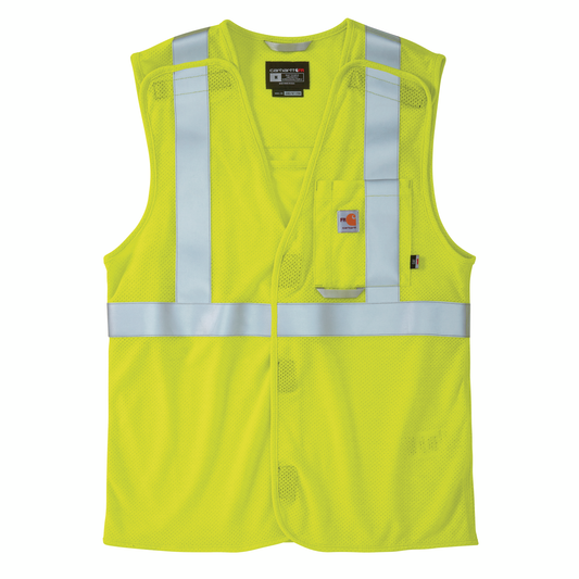 CARHARTT FR - FLAME RESISTANT HIGH-VISABILITY MESH CLASS 2 VEST - 105787-BLM