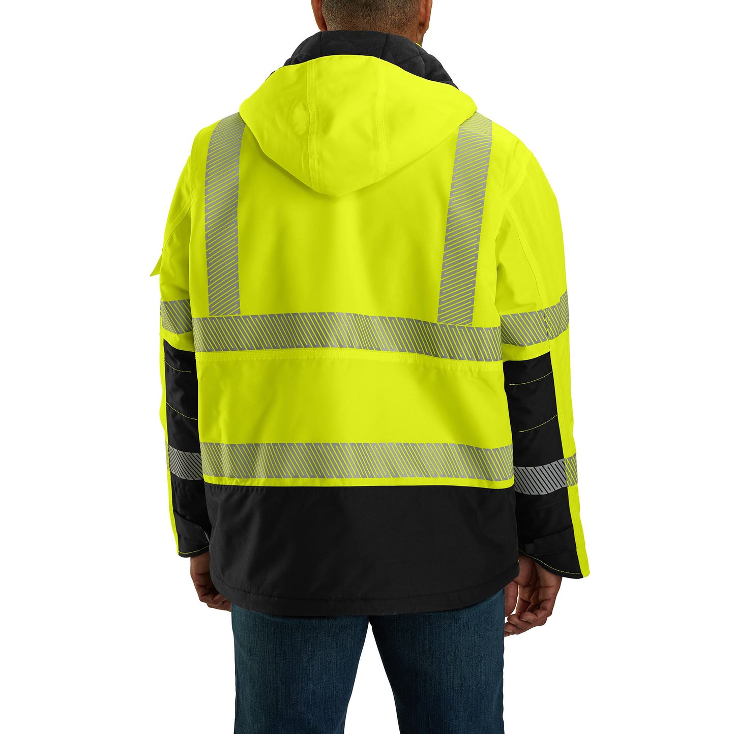 CARHARTT - HIGH-VISIBILITY WATERPROOF LOOSE FIT HEAVYWEIGHT INSULATED CLASS 3 JACKET - 106694