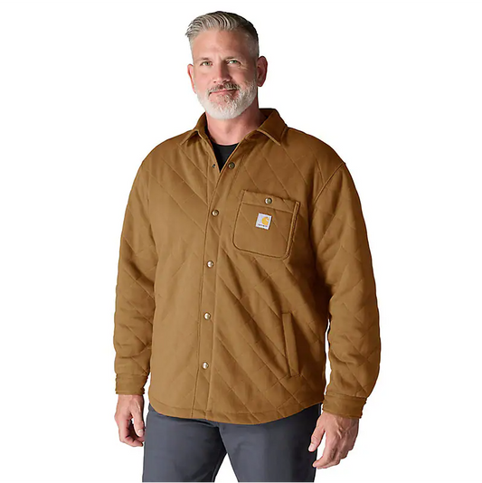 CARHARTT - RAIN DEFENDER LOOSE FIT HEAVYWEIGHT QUILTED SNAP FRONT SHIRT JAC - 107270
