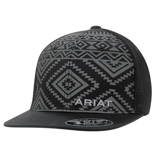 M&F - ARIAT BLACK WESTERN PRINT SNAPBACK - 1508701