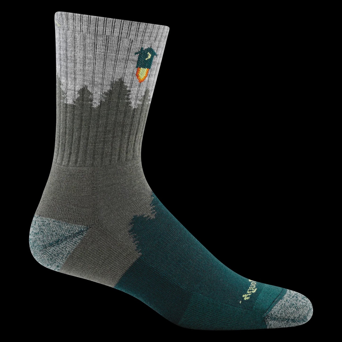 DARN TOUGH VERMONT - NUMBER 2 MICRO CREW MIDWEIGHT WITH CUSHION - 1974