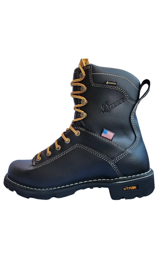 DANNER - 8" QUARRY BLACK - USA MADE - WATERPROOF - 17309