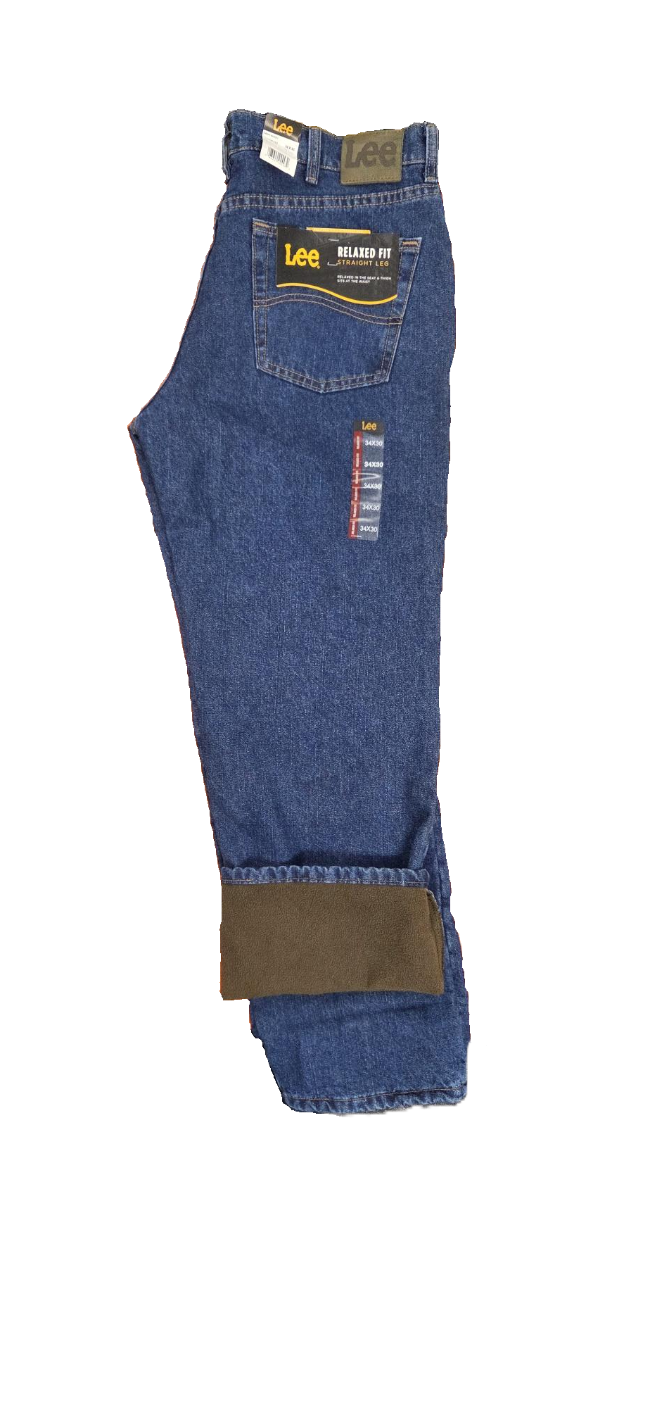 LEE - RELAXED FIT STRAIGHT LEG FLEECE LINED - 102055