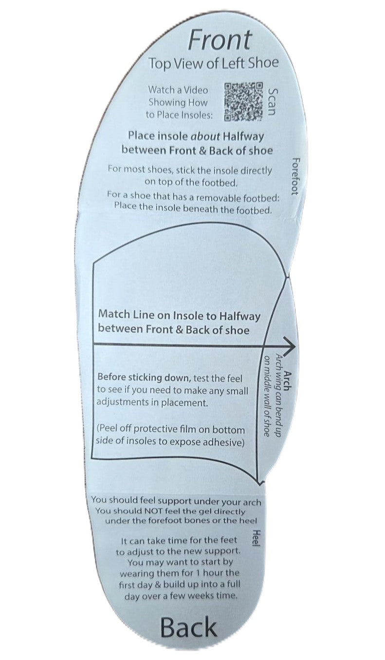 RUBY LEATHER - SOUL INSOLE ORTHOTIC INSOLES