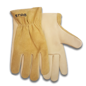 GOLDEN STAG - KEVLAR SEWN COWHIDE HEAT RESISTANT STITCHING GLOVES - 232