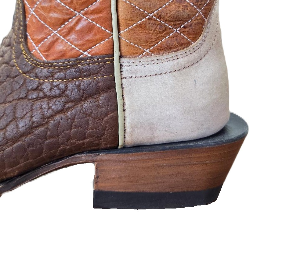 HONDO - MEN'S 16" HONEY BULLHIDE RAWHIDE HEEL SQUARE TOE - 2510