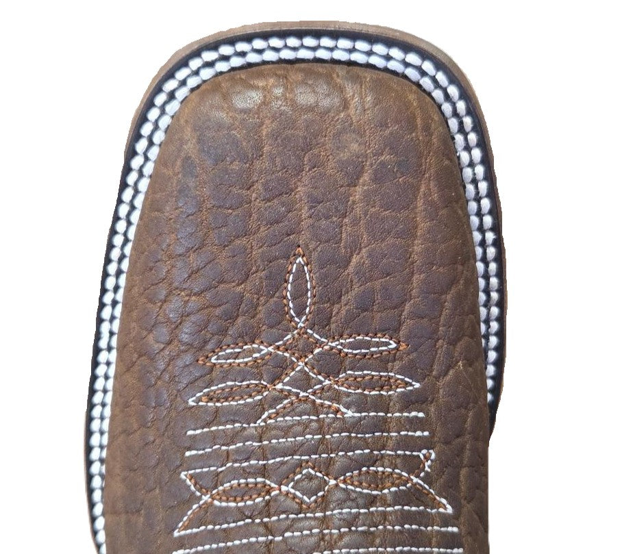 HONDO - MEN'S 16" HONEY BULLHIDE RAWHIDE HEEL SQUARE TOE - 2510