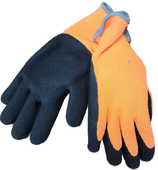 GOLDEN STAG - HI VIZ DIPPED THERMAL LINED GLOVE - 3396HO