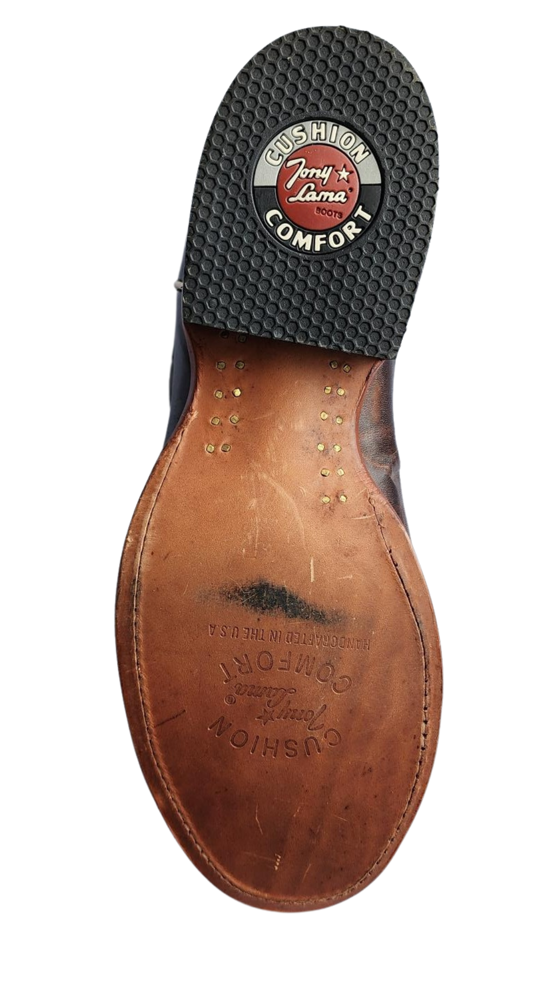 TONY LAMA - AMERICANA SERIES PREMIUM COWHIDE LEATHER SOLE - MADE IN THE USA- 3862