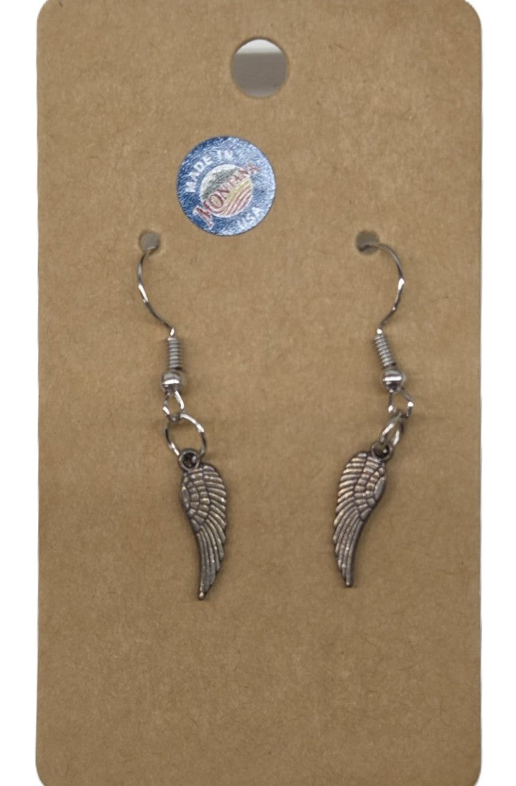 MADE IN MONTANA - ANGEL WING EARRINGS