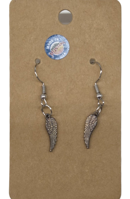 MADE IN MONTANA - ANGEL WING EARRINGS