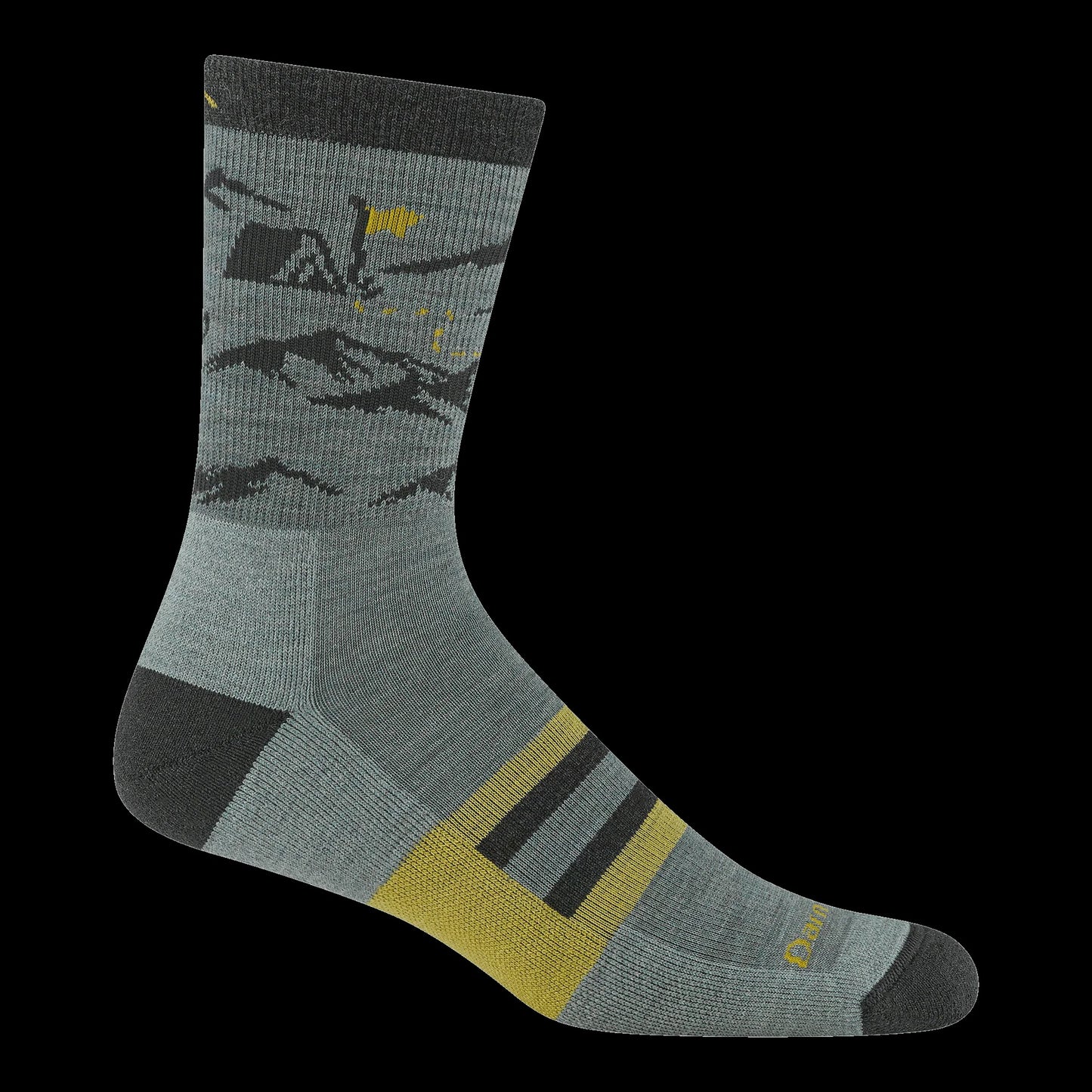 DARN TOUGH VERMONT - HIKE HIKE HUT MICRO CREW MIDWEIGHT WITH CUSHION - 5021