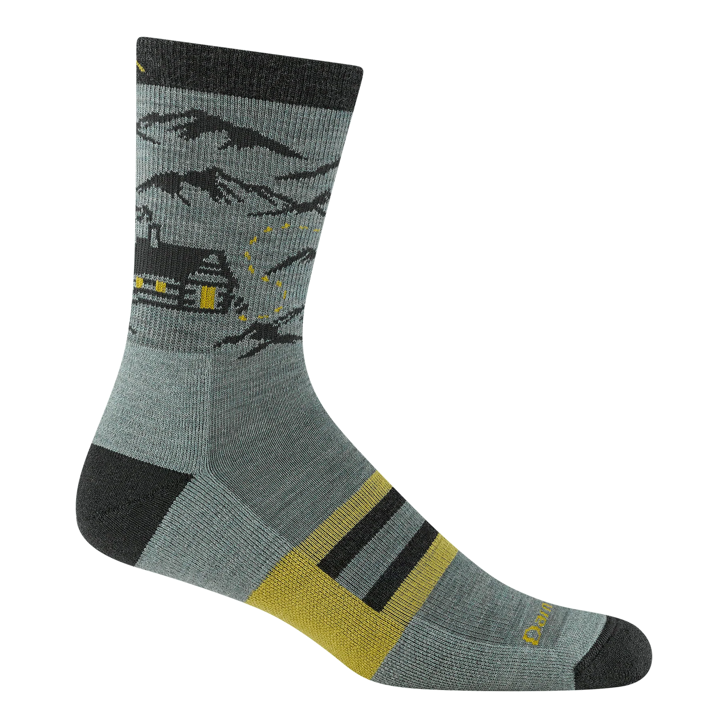 DARN TOUGH VERMONT - HIKE HIKE HUT MICRO CREW MIDWEIGHT WITH CUSHION - 5021