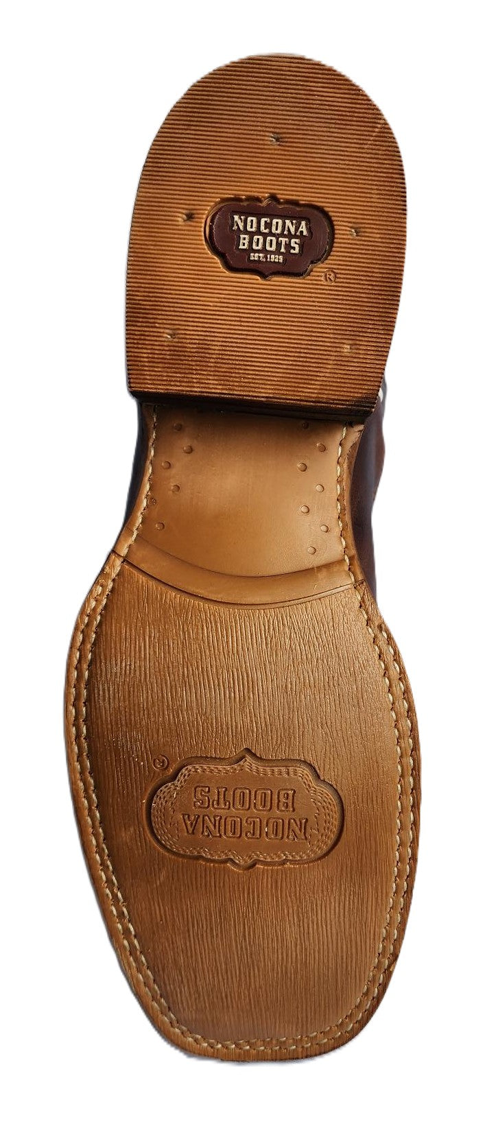 NOCONA - 13" BROWN COWHIDE RUBBER SOLE - HR5571