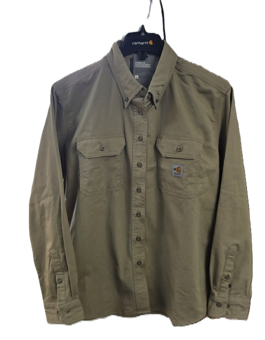 CARHARTT FR - WOMENS FLAME RESISTANT CANVAS BUTTON SHIRT - WFRS160