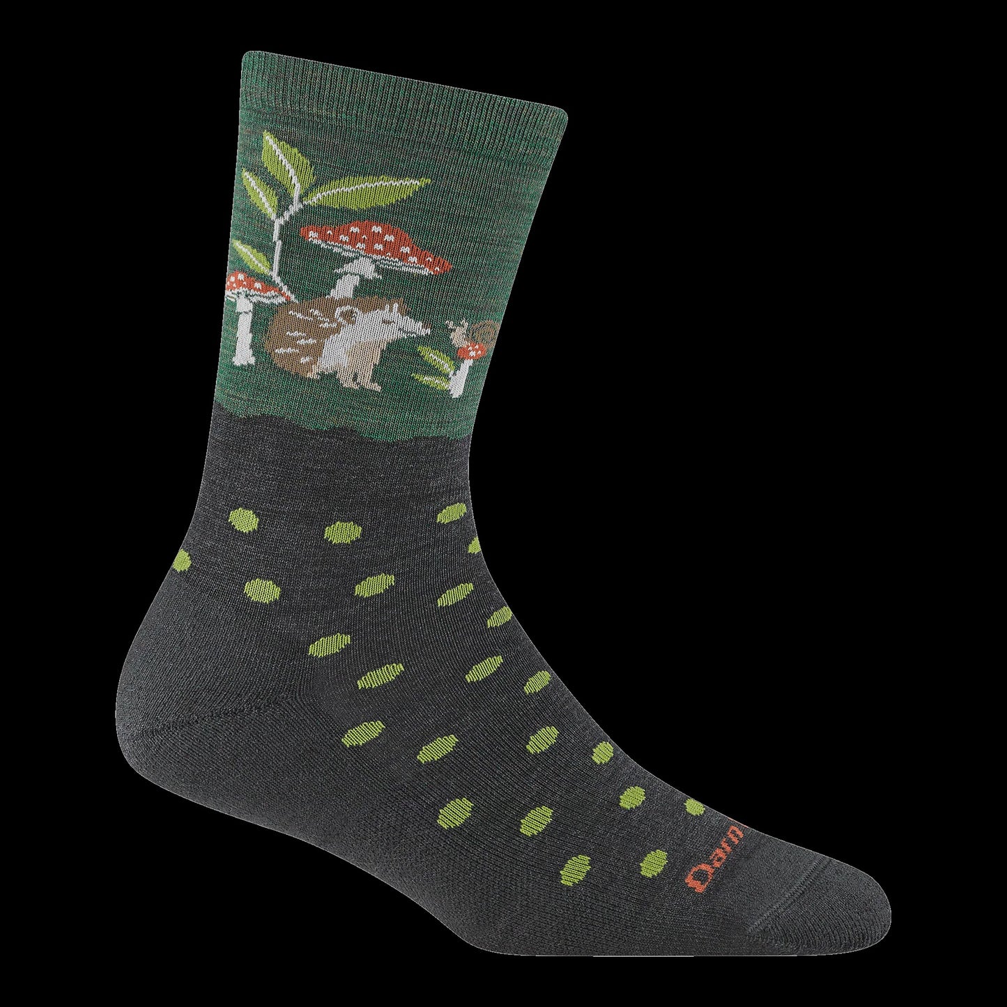 DARN TOUGH VERMONT - WILD LIFE CREW LIGHTWEIGHT WITH CUSHION - 6105