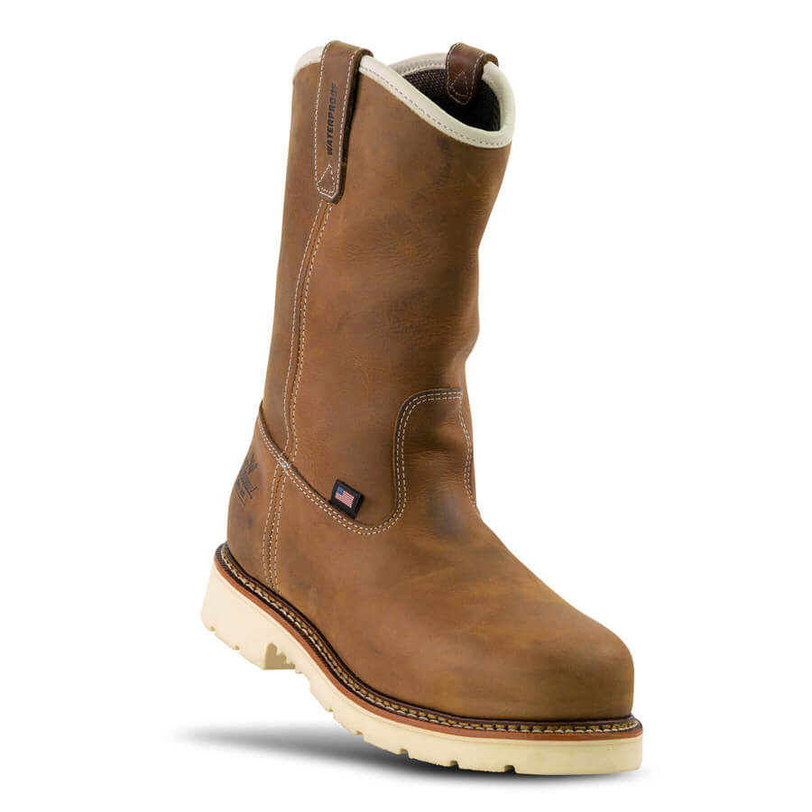 THOROGOOD - 11" AMERICAN HERITAGE - CRAZY HORSE WATERPROOF - PULL-ON WELLINGTON - AMERICAN MADE (SAFETY TOE)