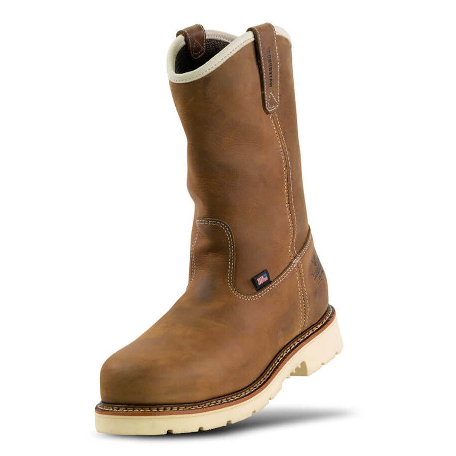 THOROGOOD - 11" AMERICAN HERITAGE - CRAZY HORSE WATERPROOF - PULL-ON WELLINGTON - AMERICAN MADE (SAFETY TOE)  - 804-3320