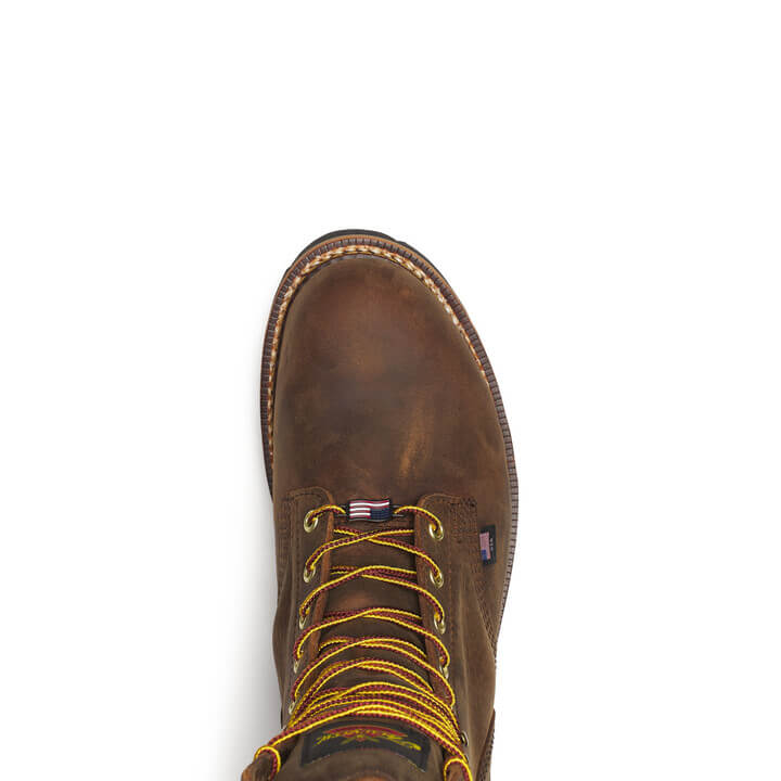 THOROGOOD - 9" BROWN STUD HORSE LOGGER - AMERICAN MADE - WATERPROOF (STEEL-TOE)