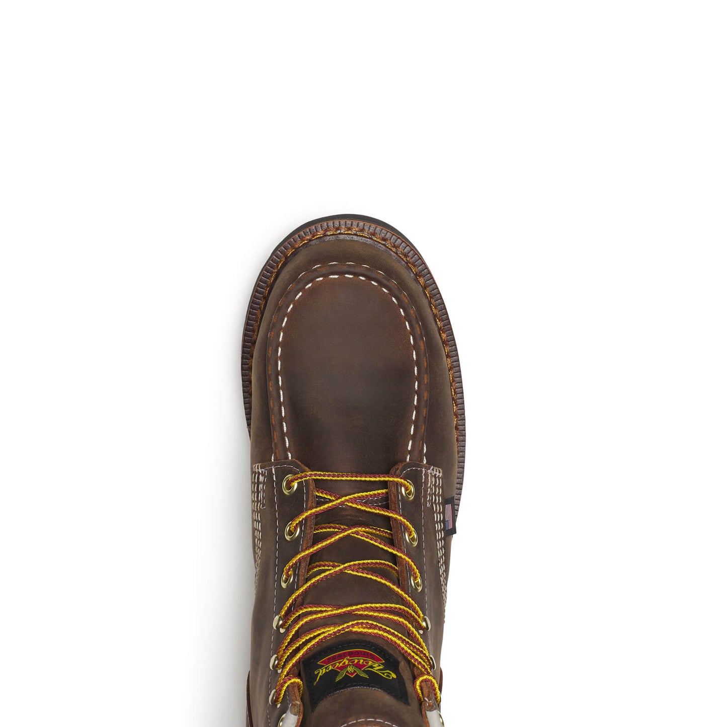 THOROGOOD - 6" 1957 SERIES CRAZY HORSE MOC TOE - AMERICAN MADE - WATERPROOF (STEEL TOE)