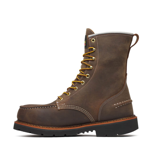 THOROGOOD - 1957 SERIES 8" CRAZY HORSE MOC TOE MAXWEAR 90 - AMERICAN MADE