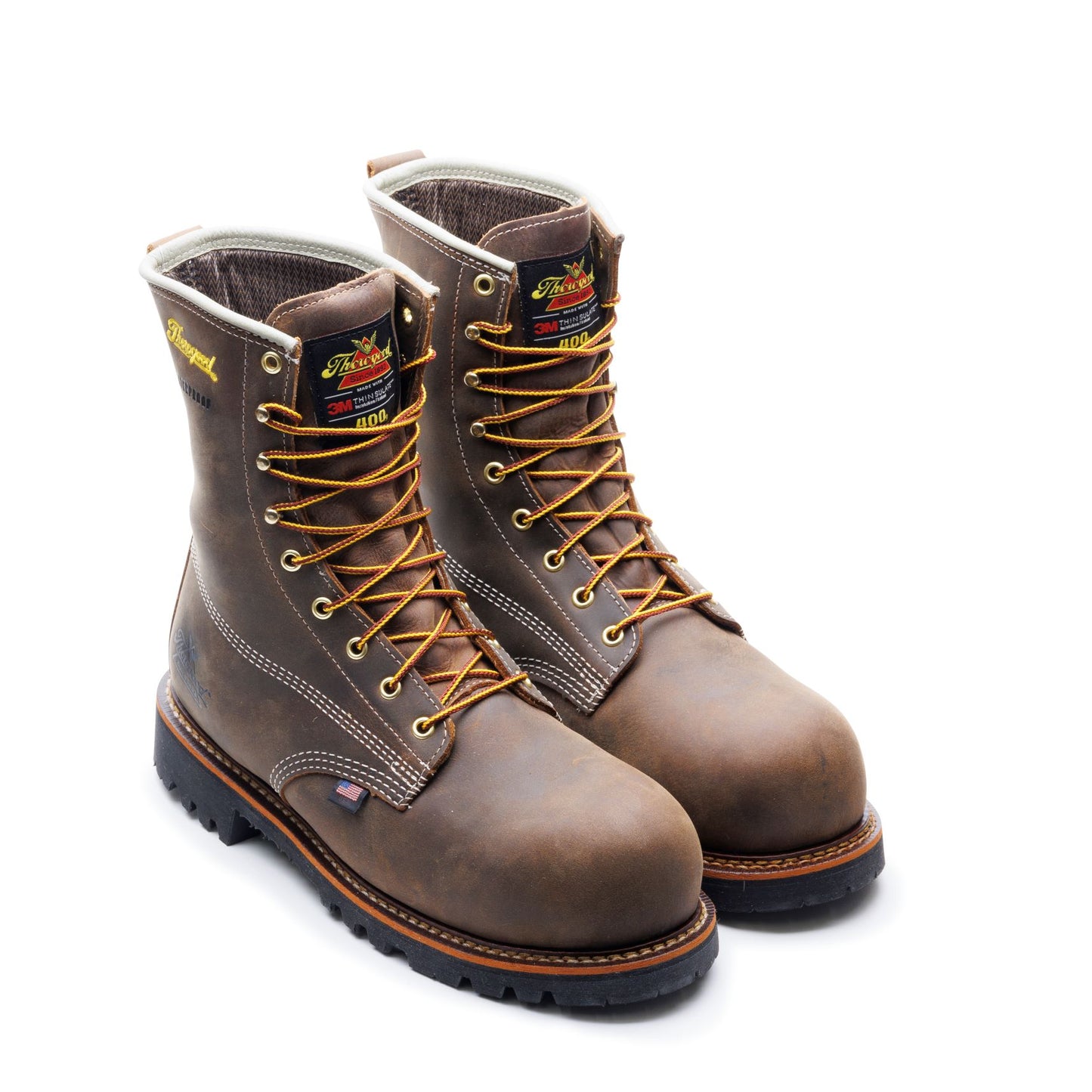 THOROGOOD - 8" AMERICAN LEGACY - 400G INSULATED - CRAZY HORSE - WATERPROOF - AMERICAN MADE (NANO TOE )  - 804-4520