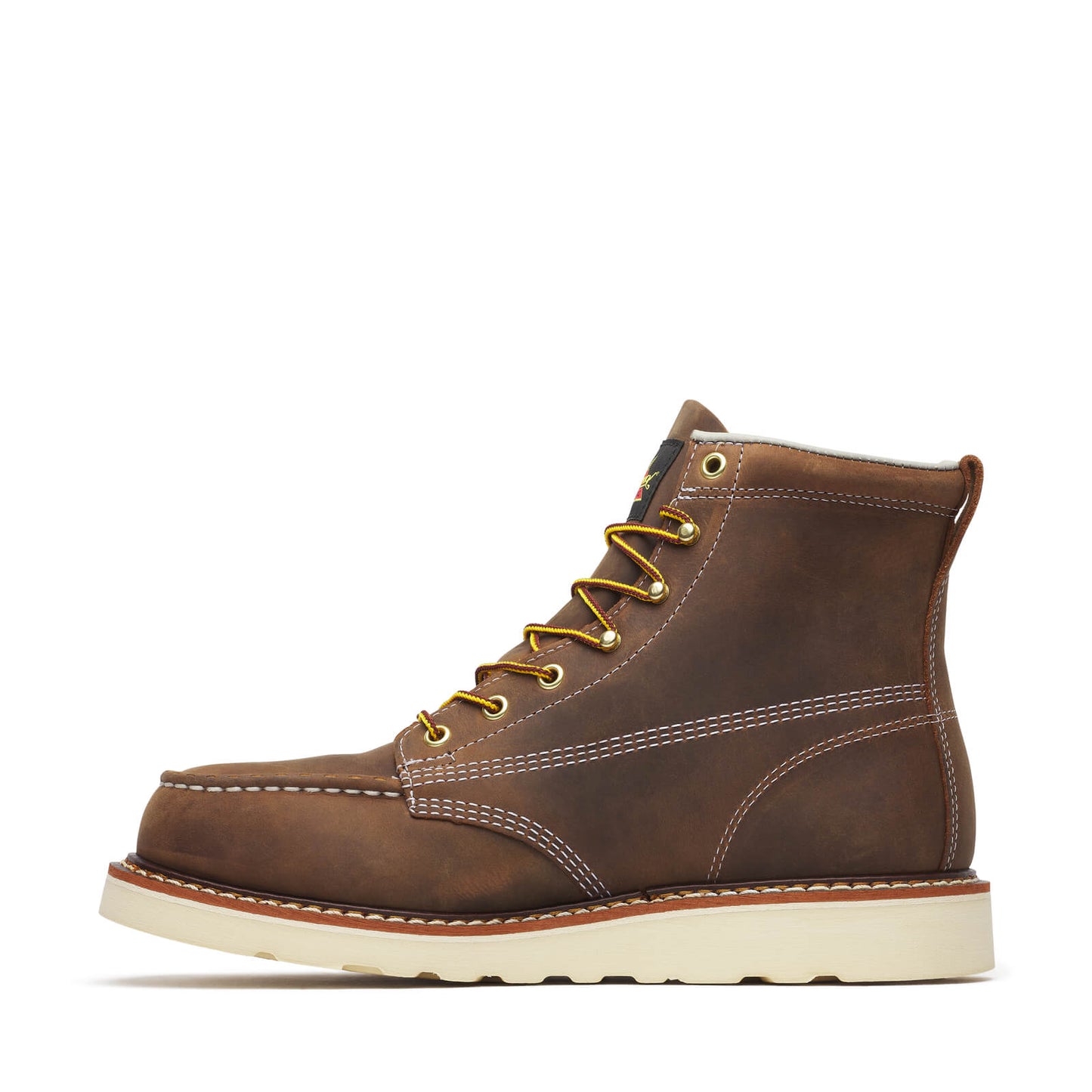 THOROGOOD - 6" AMERICAN HERITAGE TRAIL CRAZY HORSE MOC TOE - AMERICAN MADE (STEEL TOE)
