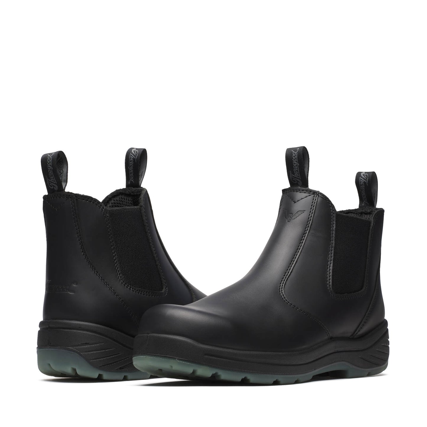THOROGOOD - 6" BLACK QUICK RELEASE STATION BOOT WITH TRANSLUCENT BOTTOM (COMPOSITE TOE)
