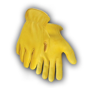 GOLDEN STAG - SEAMLESS PALM ELKSKIN LEATHER GLOVES - 808