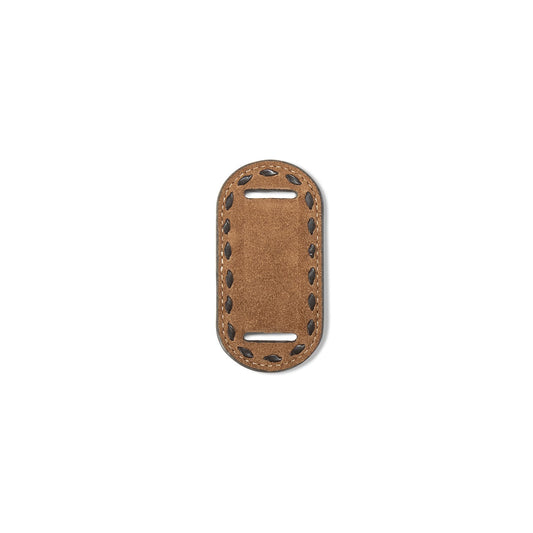 M&F - SCARF SLIDER TAN ROUGHOUT - A0800147