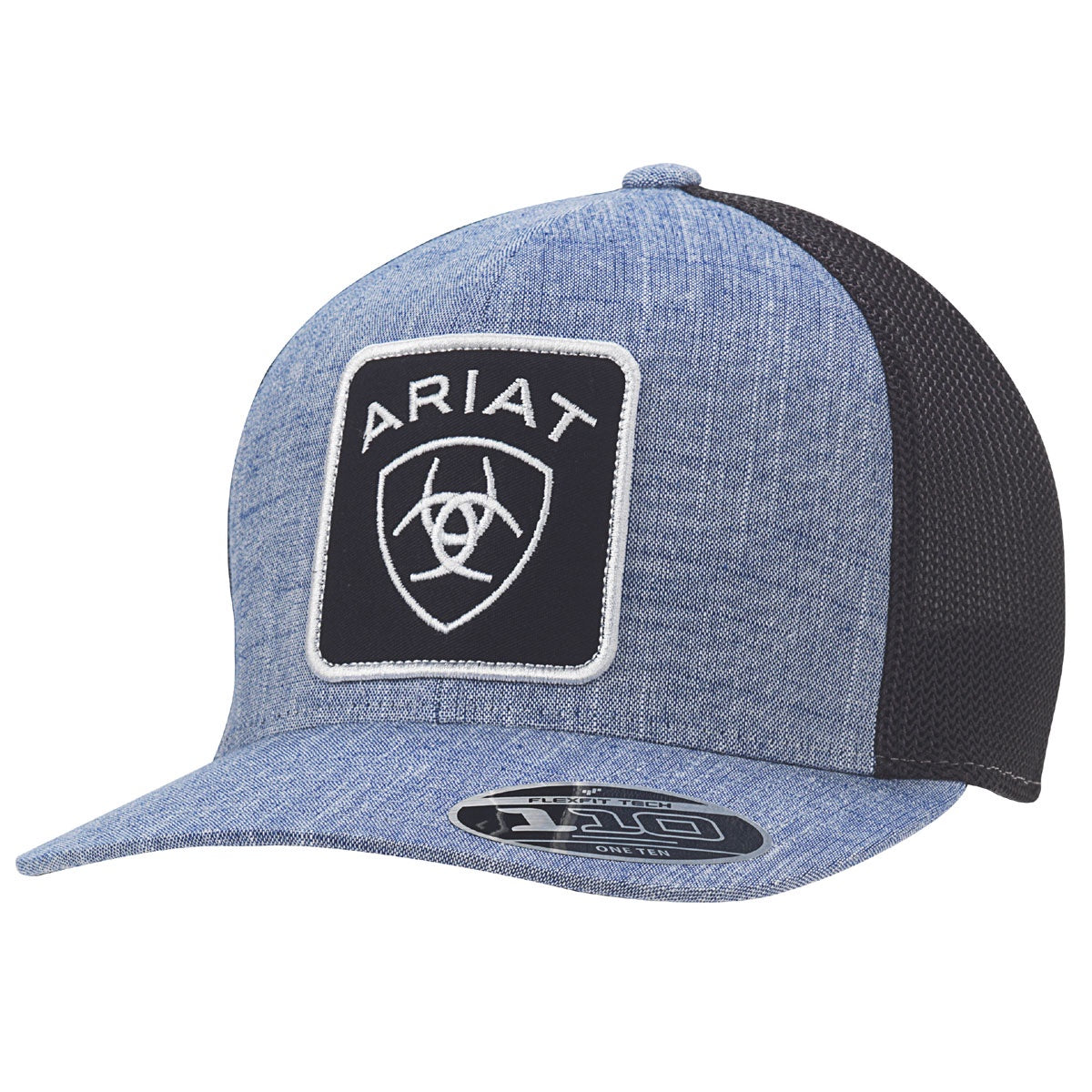 M&F - ARIAT MESH SNAP BACK BLUE & BLACK