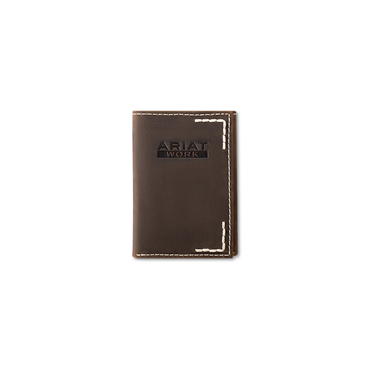 M&F - ARIAT LEATHER EMBOSSED TRI-FOLD WALLET
