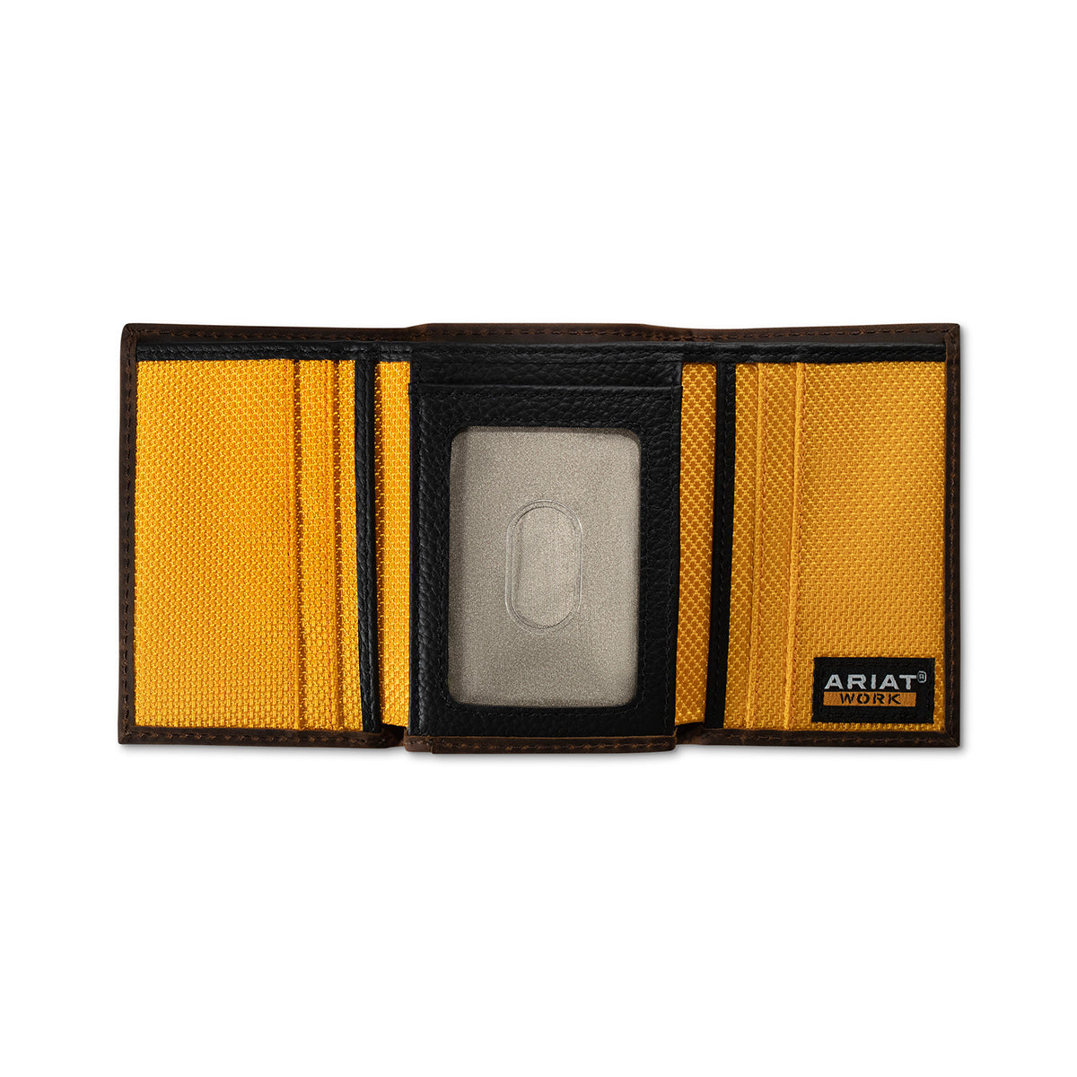 M&F - ARIAT LEATHER EMBOSSED TRI-FOLD WALLET