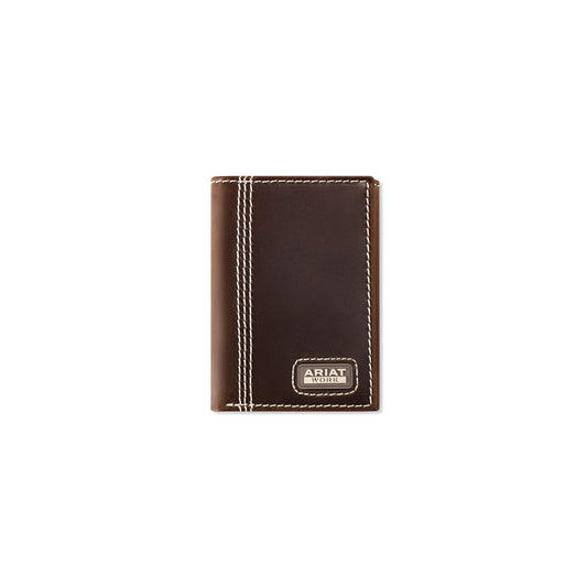 M&F - ARIAT LEATHER TRI-FOLD WALLET